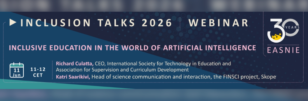 Inclusion Talks 2026 – Webinar: Inclusive Education in the World of Artificial Intelligence