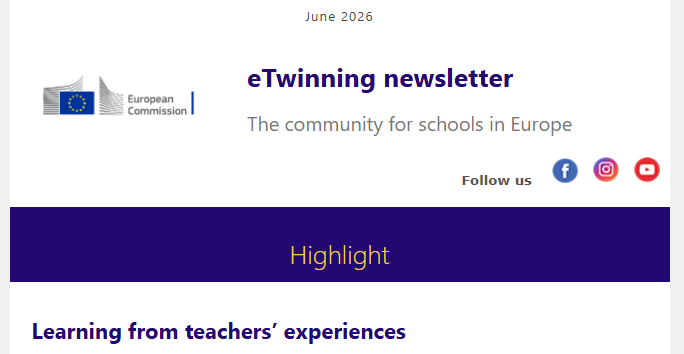 eTwinning Newsletter June 2026