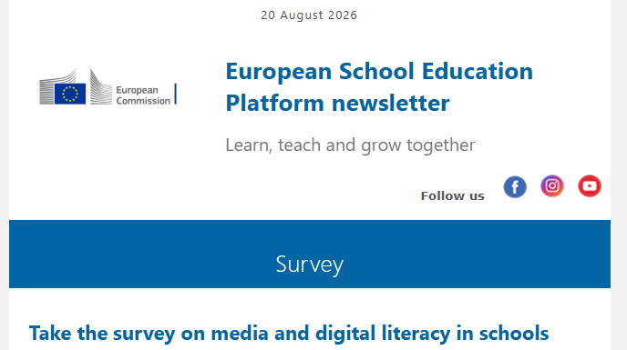 European School Education Platform Newsletter August 2026