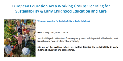 Webinar: Learning for Sustainability in Early Childhood