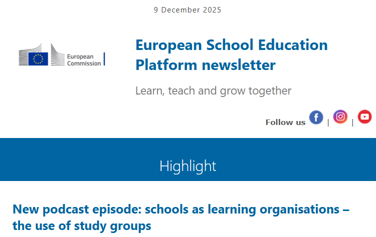 European School Education Platform newsletter