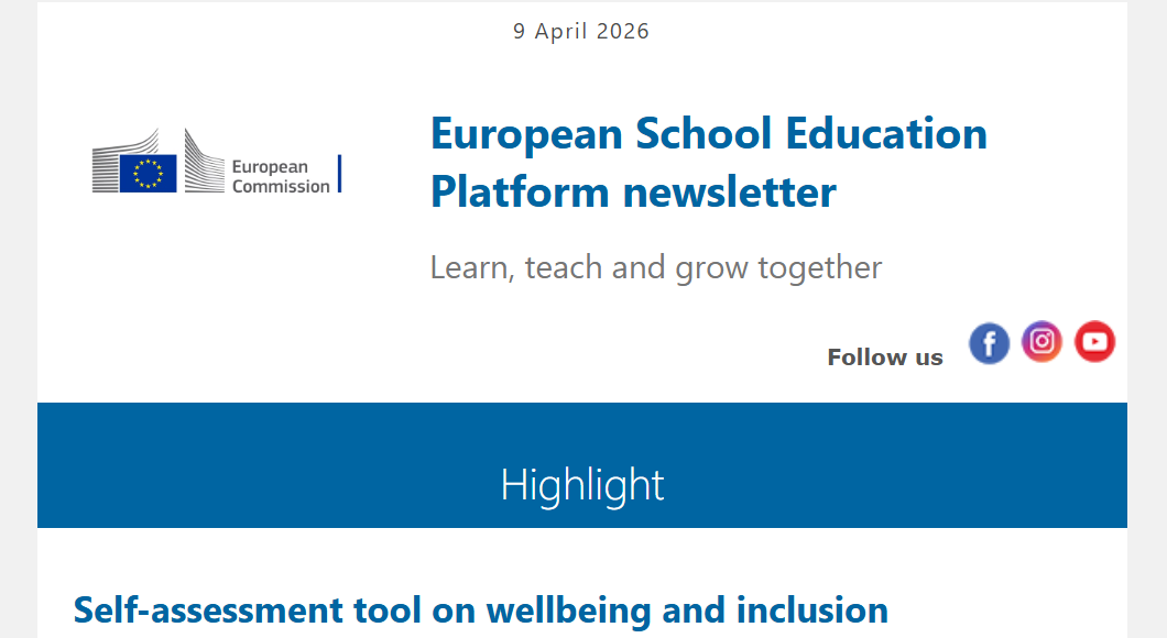 European School Education Platform Newsletter 09 April 2026