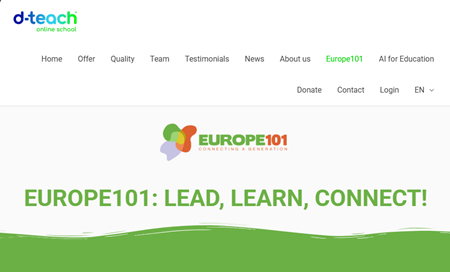 EUROPE101: LEAD, LEARN, CONNECT!